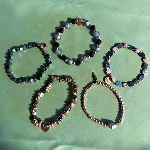 Erimish bracelets EUC. Set of 5